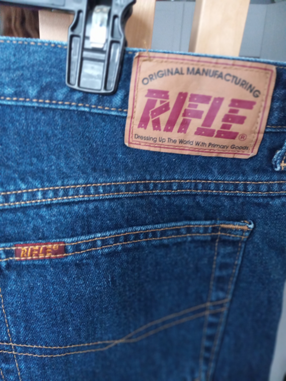 Rife Men's Blue Denim Jeans - Brand